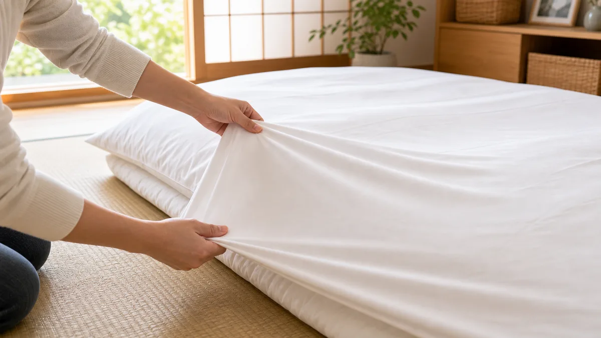防ダニカバー(ダニ防止シーツ)を使用する